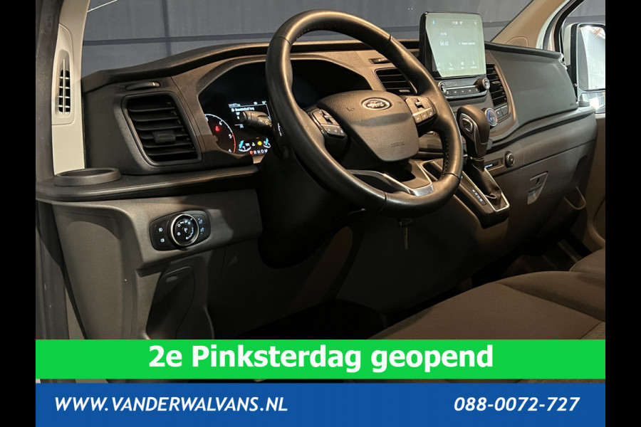 Ford Transit Custom 2.0 TDCI 130pk Automaat L1H1 Euro6 Airco | Camera | LED | Trekhaak | Cruisecontrol Parkeersensoren, Stoelverwarming, Verwarmde voorruit, Bijrijdersbank