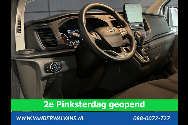 Ford Transit Custom 2.0 TDCI 130pk Automaat L1H1 Euro6 Airco | Camera | LED | Trekhaak | Cruisecontrol Parkeersensoren, Stoelverwarming, Verwarmde voorruit, Bijrijdersbank