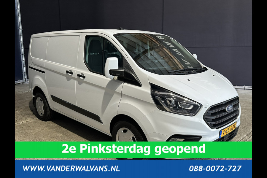 Ford Transit Custom 2.0 TDCI 130pk Automaat L1H1 Euro6 Airco | Camera | LED | Trekhaak | Cruisecontrol Parkeersensoren, Stoelverwarming, Verwarmde voorruit, Bijrijdersbank