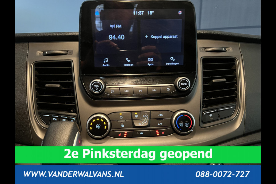 Ford Transit Custom 2.0 TDCI 130pk Automaat L1H1 Euro6 Airco | Camera | LED | Trekhaak | Cruisecontrol Parkeersensoren, Stoelverwarming, Verwarmde voorruit, Bijrijdersbank