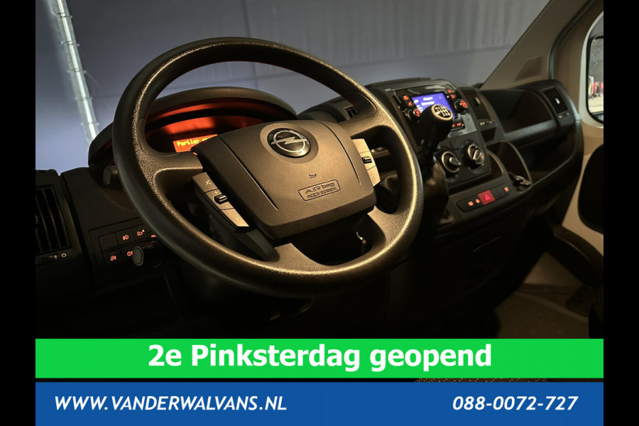 Opel Movano 2.2 CDTI 120pk L2H2 Euro6 # Airco | Navigatie | Camera | Cruisecontrol | Parkeersensoren Bluetooth-telefoonvoorbereiding, Bijrijdersbank