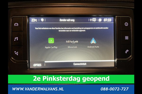 Opel Vivaro 2.0 CDTI 177pk Automaat L3H1 Euro6 # Airco | Camera | Apple Carplay | Android Auto Cruisecontrol, Parkeersensoren, Bijrijdersbank, 2500kg trekvermogen