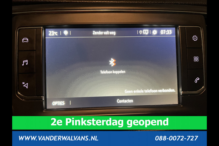 Opel Vivaro 2.0 CDTI 177pk Automaat L3H1 Euro6 # Airco | Camera | Apple Carplay | Android Auto Cruisecontrol, Parkeersensoren, Bijrijdersbank, 2500kg trekvermogen