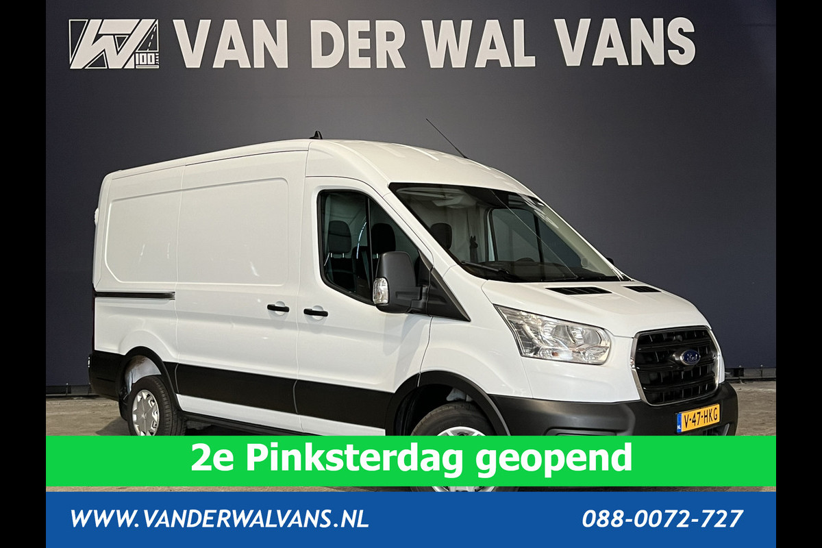 Ford Transit 2.0 TDCI L2H2 Euro6 # Airco | Camera | LED | Cruisecontrol | Parkeersensoren | Verwarmde voorruit Bijrijdersbank, 2450kg trekvermogen
