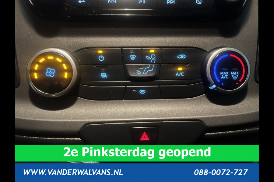Ford Transit Custom 2.0 TDCI L2H1 Euro6 # Airco | Camera | Apple Carplay | LED | Cruisecontrol 2800kg trekvermogen, Android Auto, Parkeersensoren, Verwarmde voorruit, Bijrijdersbank