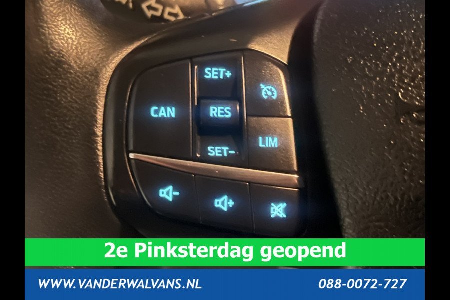 Ford Transit Custom 2.0 TDCI L2H1 Euro6 # Airco | Camera | Apple Carplay | LED | Cruisecontrol 2800kg trekvermogen, Android Auto, Parkeersensoren, Verwarmde voorruit, Bijrijdersbank