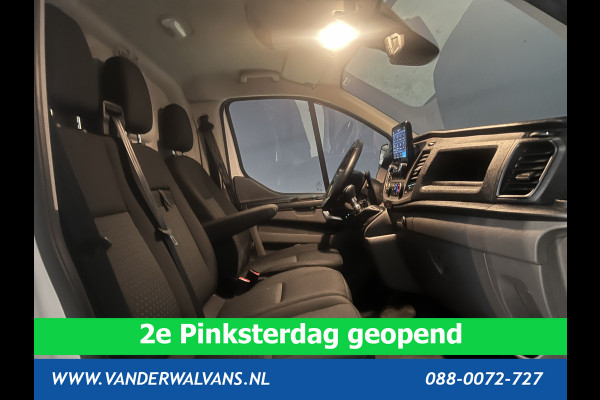 Ford Transit Custom 2.0 TDCI L2H1 Euro6 # Airco | Camera | Apple Carplay | LED | Cruisecontrol 2800kg trekvermogen, Android Auto, Parkeersensoren, Verwarmde voorruit, Bijrijdersbank