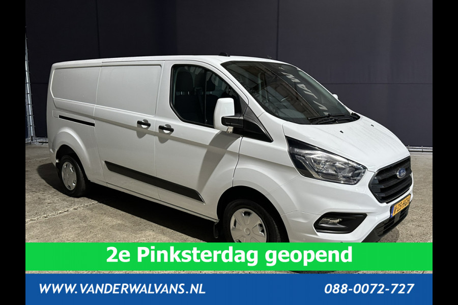 Ford Transit Custom 2.0 TDCI L2H1 Euro6 # Airco | Camera | Apple Carplay | LED | Cruisecontrol 2800kg trekvermogen, Android Auto, Parkeersensoren, Verwarmde voorruit, Bijrijdersbank