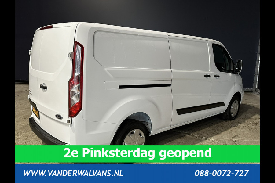 Ford Transit Custom 2.0 TDCI L2H1 Euro6 # Airco | Camera | Apple Carplay | LED | Cruisecontrol 2800kg trekvermogen, Android Auto, Parkeersensoren, Verwarmde voorruit, Bijrijdersbank