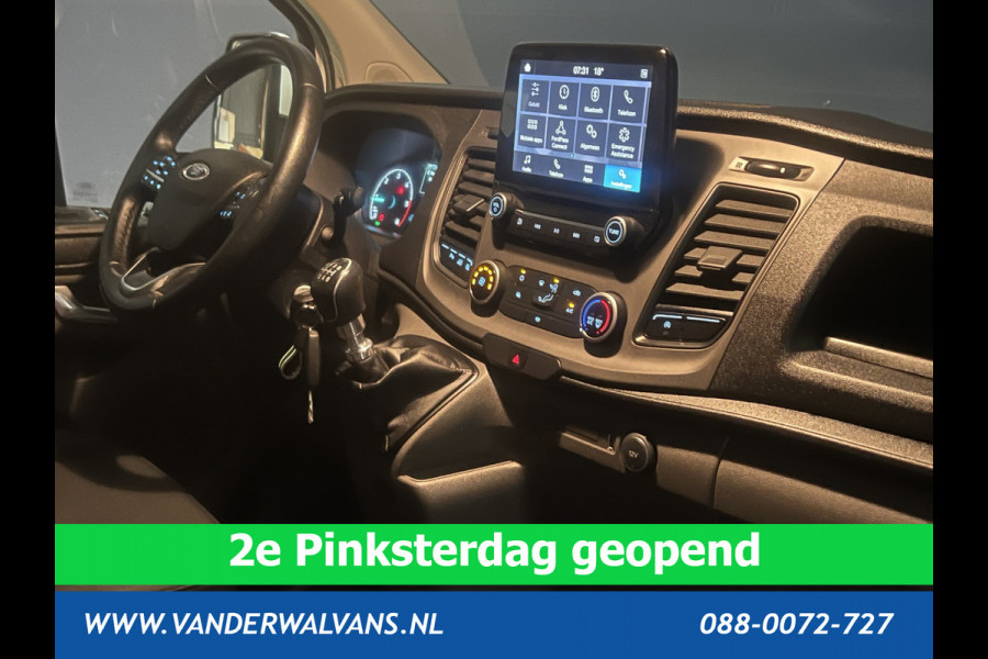 Ford Transit Custom 2.0 TDCI L2H1 Euro6 # Airco | Camera | Apple Carplay | LED | Cruisecontrol 2800kg trekvermogen, Android Auto, Parkeersensoren, Verwarmde voorruit, Bijrijdersbank