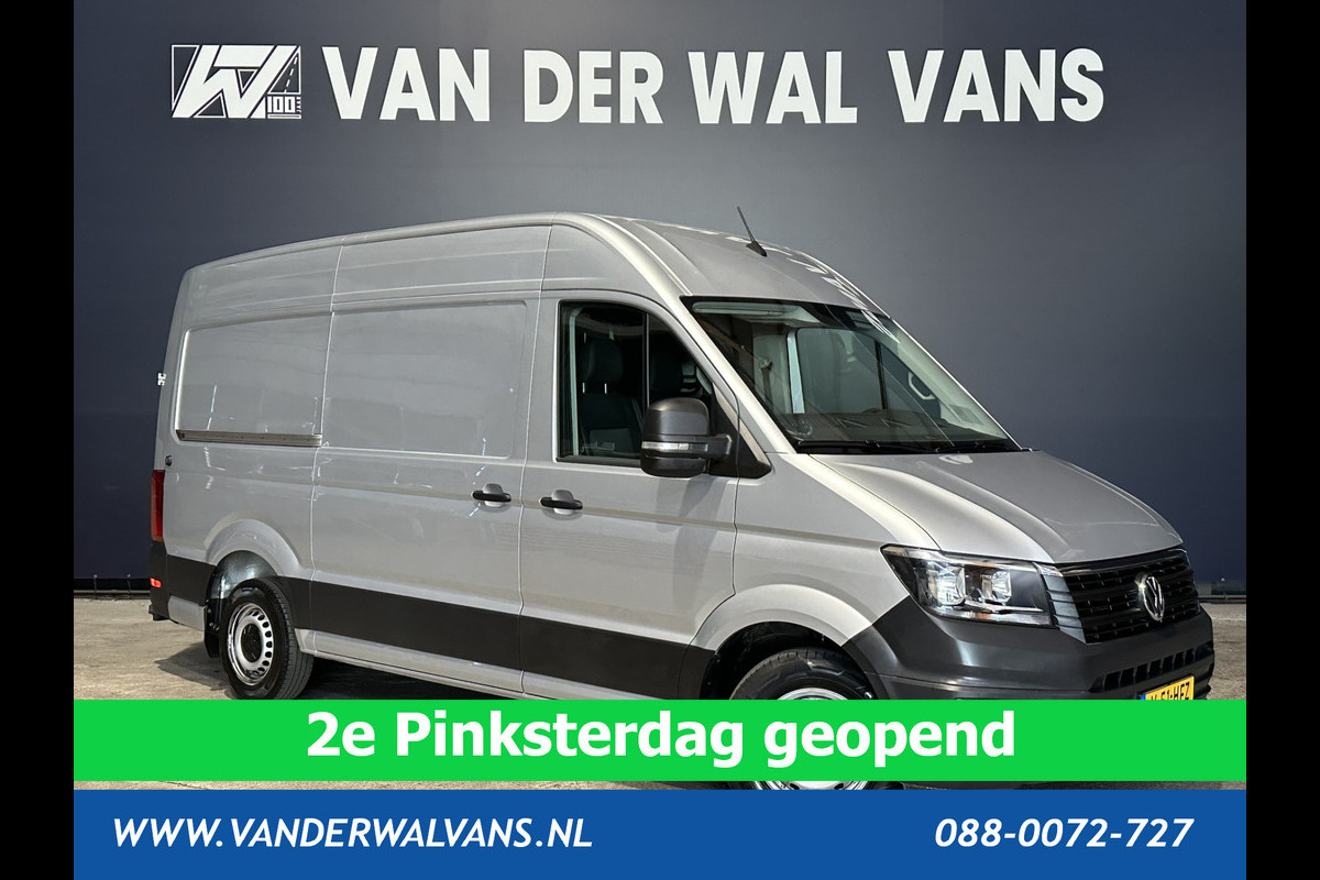 Volkswagen Crafter 2.0 TDI 140 pk L3H3 L2H2 Euro6 Airco | Camera | Apple Carplay | Cruisecontrol Android Auto, Parkeersensoren, Bijrijdersbank, 3000kg Trekvermogen, zilver