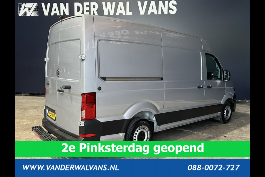 Volkswagen Crafter 2.0 TDI 140 pk L3H3 L2H2 Euro6 Airco | Camera | Apple Carplay | Cruisecontrol Android Auto, Parkeersensoren, Bijrijdersbank, 3000kg Trekvermogen, zilver