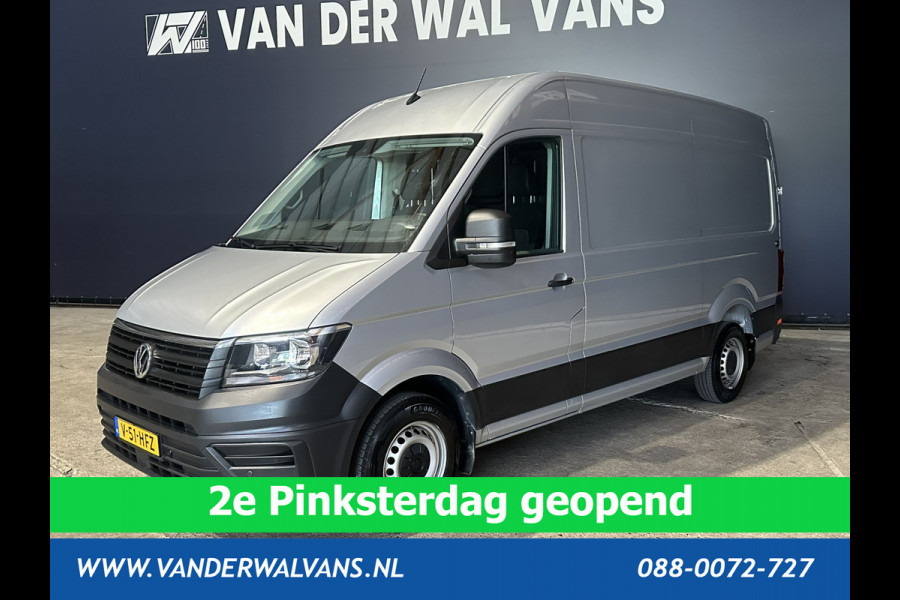 Volkswagen Crafter 2.0 TDI 140 pk L3H3 L2H2 Euro6 Airco | Camera | Apple Carplay | Cruisecontrol Android Auto, Parkeersensoren, Bijrijdersbank, 3000kg Trekvermogen, zilver