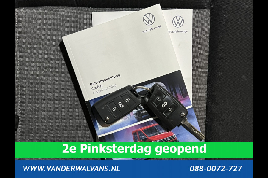 Volkswagen Crafter 2.0 TDI 140 pk L3H3 L2H2 Euro6 Airco | Camera | Apple Carplay | Cruisecontrol Android Auto, Parkeersensoren, Bijrijdersbank, 3000kg Trekvermogen, zilver