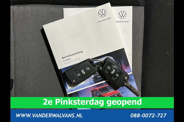 Volkswagen Crafter 2.0 TDI 140 pk L3H3 L2H2 Euro6 Airco | Camera | Apple Carplay | Cruisecontrol Android Auto, Parkeersensoren, Bijrijdersbank, 3000kg Trekvermogen, zilver