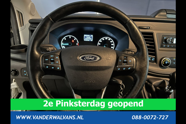 Ford Transit 2.0 TDCI 130pk L3H2 Dubbele cabine Euro6 # Airco | 5-Zits | 2500kg Trekhaak | LED | Cruisecontrol Parkeersensoren, verwarmde voorruit