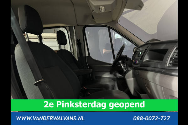 Ford Transit 2.0 TDCI 130pk L3H2 Dubbele cabine Euro6 # Airco | 5-Zits | 2500kg Trekhaak | LED | Cruisecontrol Parkeersensoren, verwarmde voorruit