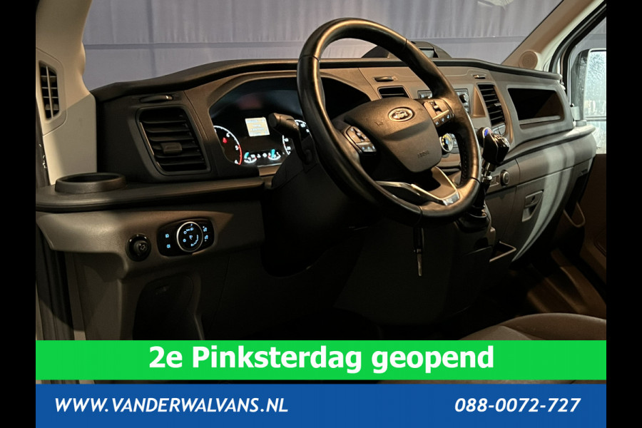 Ford Transit 2.0 TDCI 130pk L3H2 Dubbele cabine Euro6 # Airco | 5-Zits | 2500kg Trekhaak | LED | Cruisecontrol Parkeersensoren, verwarmde voorruit