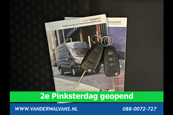 Ford Transit 2.0 TDCI 130pk L3H2 Dubbele cabine Euro6 # Airco | 5-Zits | 2500kg Trekhaak | LED | Cruisecontrol Parkeersensoren, verwarmde voorruit