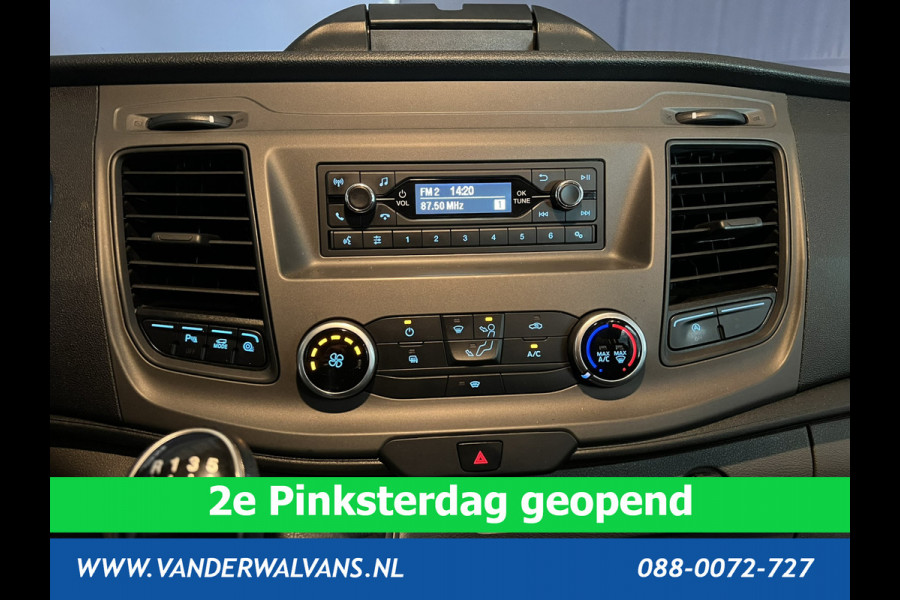 Ford Transit 2.0 TDCI 130pk L3H2 Dubbele cabine Euro6 # Airco | 5-Zits | 2500kg Trekhaak | LED | Cruisecontrol Parkeersensoren, verwarmde voorruit