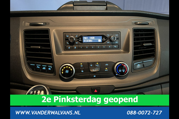 Ford Transit 2.0 TDCI 130pk L3H2 Dubbele cabine Euro6 # Airco | 5-Zits | 2500kg Trekhaak | LED | Cruisecontrol Parkeersensoren, verwarmde voorruit
