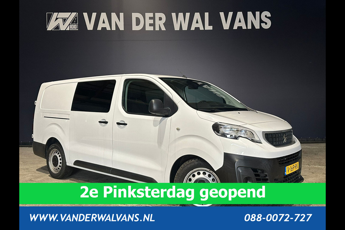 Peugeot Expert 2.0 BlueHDI 123pk L3H1 Dubbele Cabine Euro6 Airco | 2x zijdeur | 2500kg Trekhaak | 5-Zits Cruisecontrol, Parkeersensoren Peugeot Expert 2.0 BlueHDI 123pk L3H1 Dubbele Cabine Euro6 Airco | 2x zijdeur | 2500kg Trekhaak | 5-Zits Cruisecontrol, Parkeersensoren