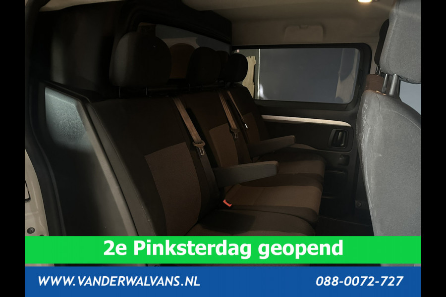 Peugeot Expert 2.0 BlueHDI 123pk L3H1 Dubbele Cabine Euro6 Airco | 2x zijdeur | 2500kg Trekhaak | 5-Zits Cruisecontrol, Parkeersensoren