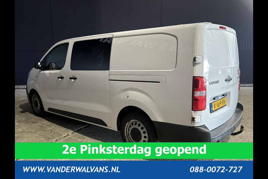 Peugeot Expert 2.0 BlueHDI 123pk L3H1 Dubbele Cabine Euro6 Airco | 2x zijdeur | 2500kg Trekhaak | 5-Zits Cruisecontrol, Parkeersensoren