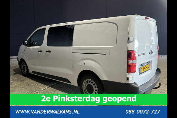 Peugeot Expert 2.0 BlueHDI 123pk L3H1 Dubbele Cabine Euro6 Airco | 2x zijdeur | 2500kg Trekhaak | 5-Zits Cruisecontrol, Parkeersensoren