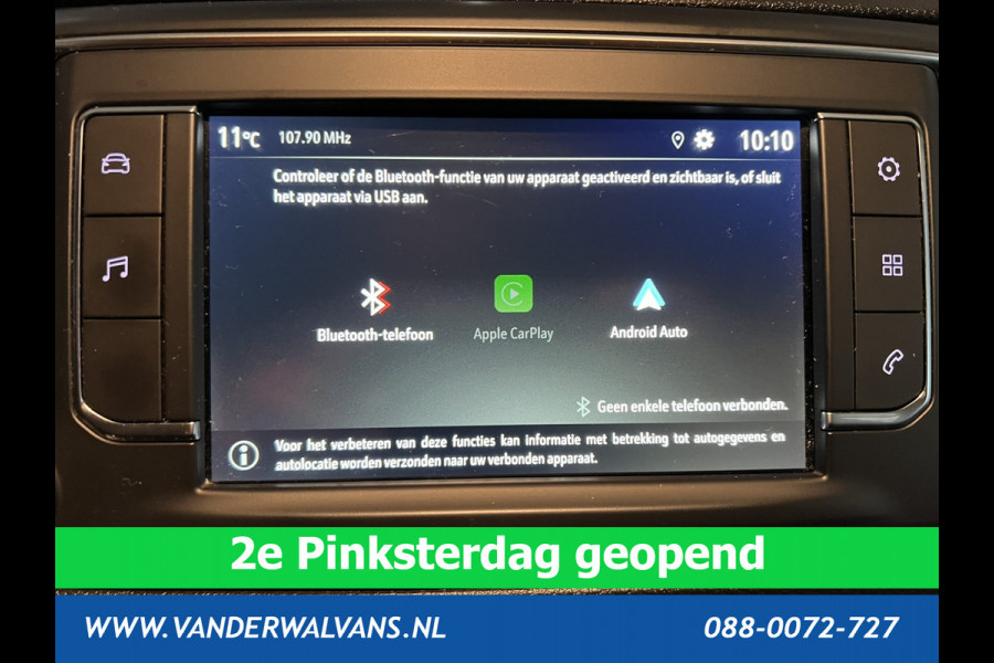 Opel Vivaro 2.0 CDTI 123pk Automaat L3H1 XL Euro6 # Airco | Apple Carplay | Cruisecontrol | Parkeersensoren Android Auto, Stoelverwarming