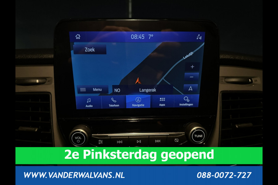 Ford Transit Custom 2.0 TDCI 130 pk L2H1 Euro6 Airco | Navigatie | LED | Cruisecontrol | Trekhaak Android Auto, Verwarmde voorruit, Parkeersensoren, Bijrijdersbank