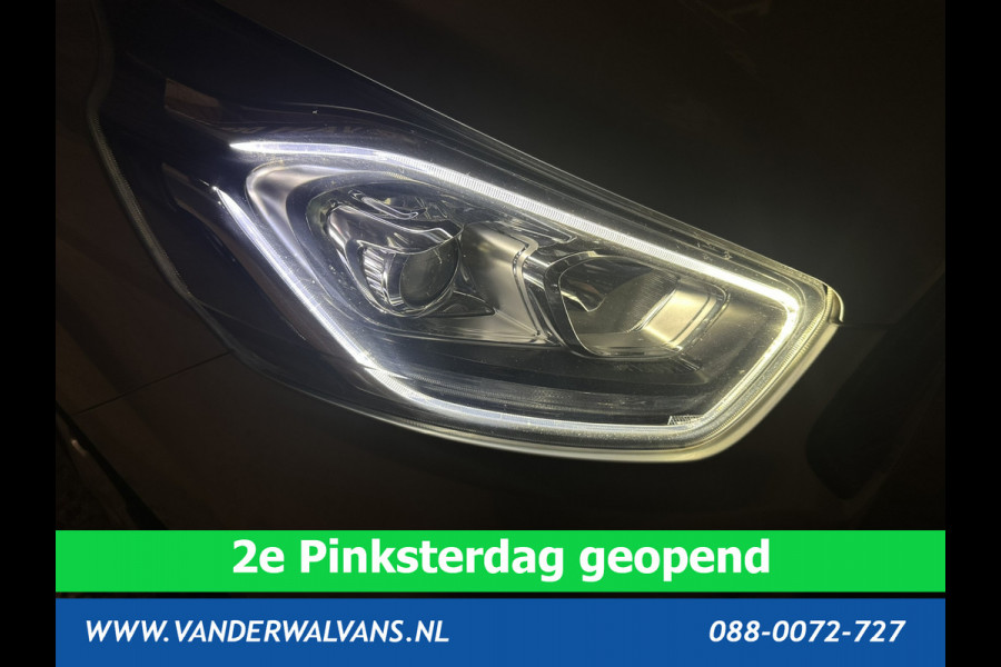 Ford Transit Custom 2.0 TDCI 130 pk L2H1 Euro6 Airco | Navigatie | LED | Cruisecontrol | Trekhaak Android Auto, Verwarmde voorruit, Parkeersensoren, Bijrijdersbank