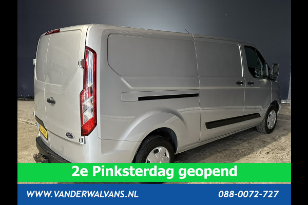 Ford Transit Custom 2.0 TDCI 130 pk L2H1 Euro6 Airco | Navigatie | LED | Cruisecontrol | Trekhaak Android Auto, Verwarmde voorruit, Parkeersensoren, Bijrijdersbank