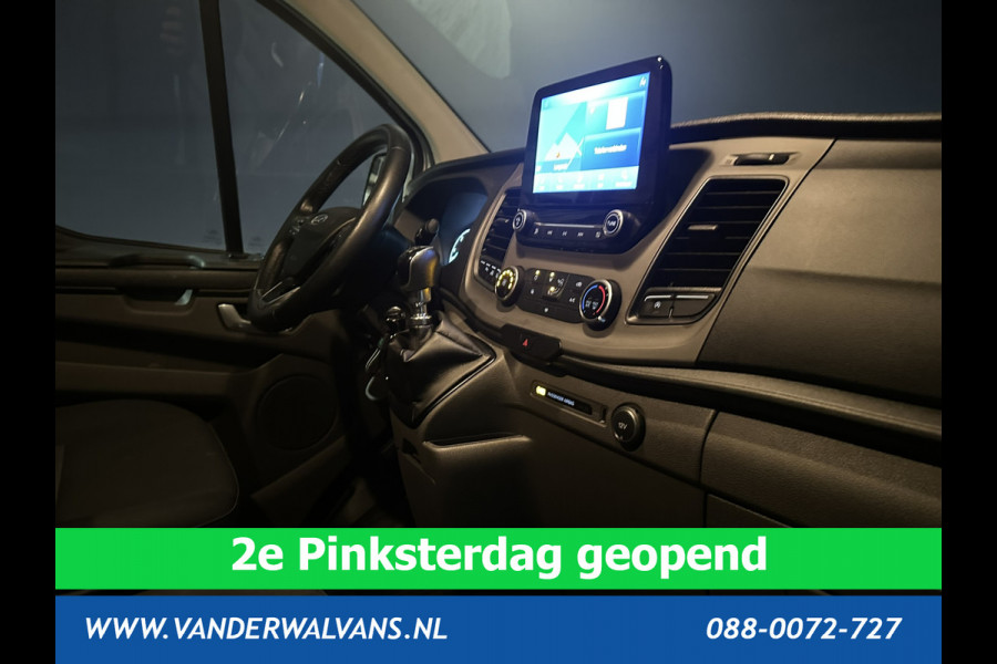 Ford Transit Custom 2.0 TDCI 130 pk L2H1 Euro6 Airco | Navigatie | LED | Cruisecontrol | Trekhaak Android Auto, Verwarmde voorruit, Parkeersensoren, Bijrijdersbank