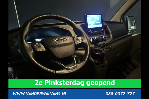 Ford Transit Custom 2.0 TDCI 130 pk L2H1 Euro6 Airco | Navigatie | LED | Cruisecontrol | Trekhaak Android Auto, Verwarmde voorruit, Parkeersensoren, Bijrijdersbank