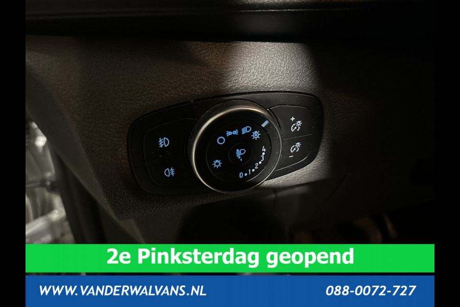 Ford Transit Custom 2.0 TDCI 130 pk L2H1 Euro6 Airco | Navigatie | LED | Cruisecontrol | Trekhaak Android Auto, Verwarmde voorruit, Parkeersensoren, Bijrijdersbank