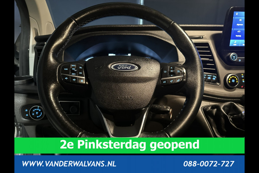 Ford Transit Custom 2.0 TDCI 130pk L1H1 Euro6 Airco | Camera | Navigatie | LED | Cruisecontrol Parkeersensoren, Stoelverwarming, Verwarmde voorruit, Bijrijdersbank
