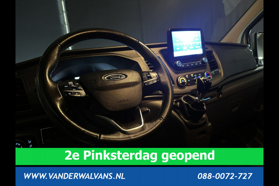 Ford Transit Custom 2.0 TDCI 130pk L1H1 Euro6 Airco | Camera | Navigatie | LED | Cruisecontrol Parkeersensoren, Stoelverwarming, Verwarmde voorruit, Bijrijdersbank