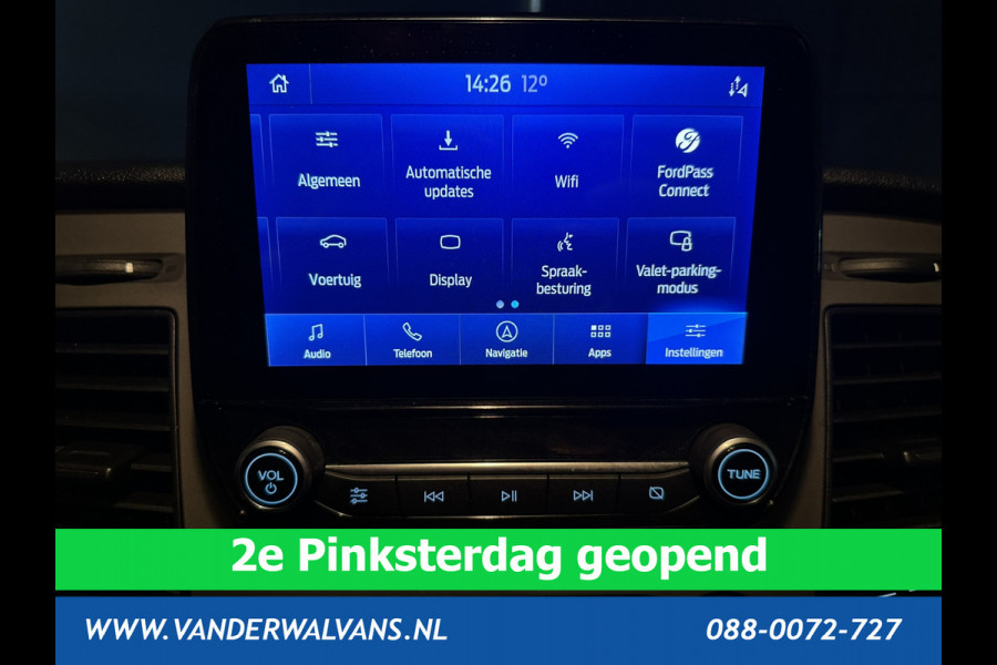 Ford Transit Custom 2.0 TDCI 130pk L1H1 Euro6 Airco | Camera | Navigatie | LED | Cruisecontrol Parkeersensoren, Stoelverwarming, Verwarmde voorruit, Bijrijdersbank