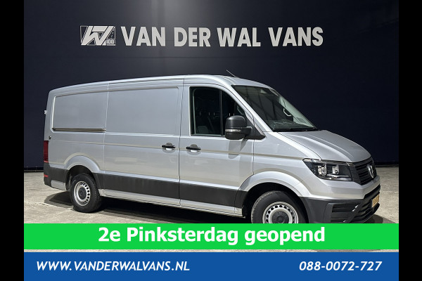Volkswagen Crafter 2.0 TDI 140 pk L3H2 L2H1 Euro6 Airco | Navigatie | Apple Carplay | Android Auto | Trekhaak Parkeersensoren, Bijrijdersbank