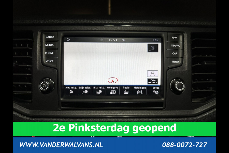 Volkswagen Crafter 2.0 TDI 140 pk L3H2 L2H1 Euro6 Airco | Navigatie | Apple Carplay | Android Auto | Trekhaak Parkeersensoren, Bijrijdersbank