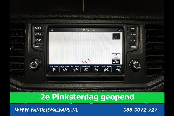 Volkswagen Crafter 2.0 TDI 140 pk L3H2 L2H1 Euro6 Airco | Navigatie | Apple Carplay | Android Auto | Trekhaak Parkeersensoren, Bijrijdersbank