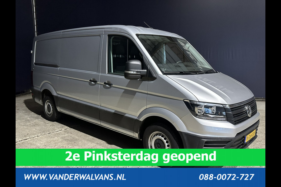 Volkswagen Crafter 2.0 TDI 140 pk L3H2 L2H1 Euro6 Airco | Navigatie | Apple Carplay | Android Auto | Trekhaak Parkeersensoren, Bijrijdersbank
