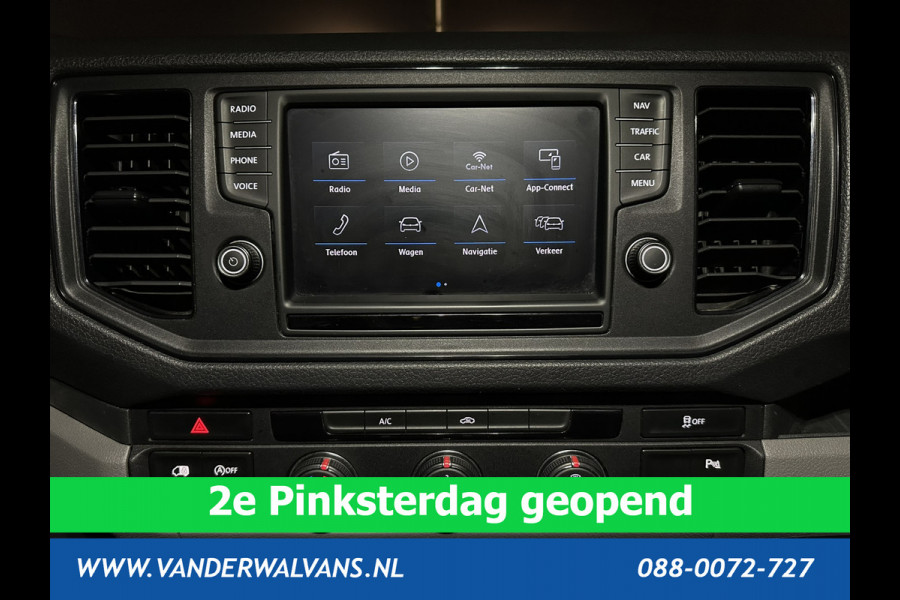Volkswagen Crafter 2.0 TDI 140 pk L3H2 L2H1 Euro6 Airco | Navigatie | Apple Carplay | Android Auto | Trekhaak Parkeersensoren, Bijrijdersbank