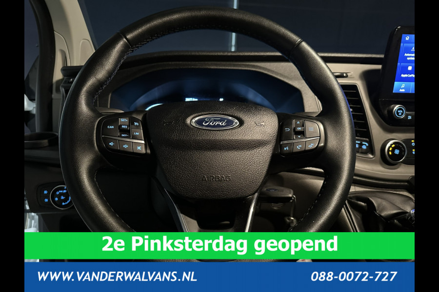 Ford Transit Custom 2.0 TDCI L1H2 Euro6 Airco | Navigatie | Apple Carplay | Android Auto | LED | Cruisecontrol Parkeersensoren, Bijrijdersbank