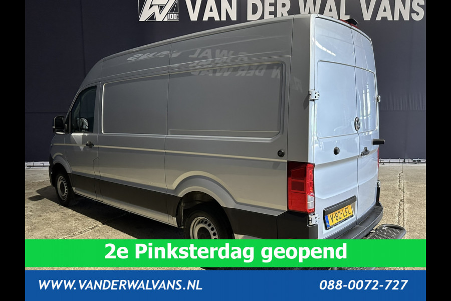 Volkswagen Crafter 2.0 TDI 140 pk L3H3 L2H2 Euro6 Airco | Camera | Cruisecontrol | Apple Carplay Android Auto, Chauffeursstoel, Parkeersensoren, Bijrijdersbank, 3000kg Trekvermogen, zilver