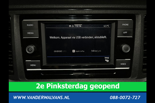 Volkswagen Crafter 2.0 TDI 140 pk L3H3 L2H2 Euro6 Airco | Camera | Cruisecontrol | Apple Carplay Android Auto, Chauffeursstoel, Parkeersensoren, Bijrijdersbank, 3000kg Trekvermogen, zilver