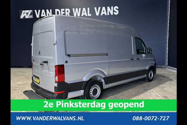 Volkswagen Crafter 2.0 TDI 140 pk L3H3 L2H2 Euro6 Airco | Camera | Cruisecontrol | Apple Carplay Android Auto, Chauffeursstoel, Parkeersensoren, Bijrijdersbank, 3000kg Trekvermogen, zilver