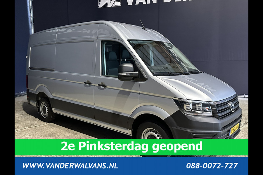 Volkswagen Crafter 2.0 TDI 140 pk L3H3 L2H2 Euro6 Airco | Camera | Cruisecontrol | Apple Carplay Android Auto, Chauffeursstoel, Parkeersensoren, Bijrijdersbank, 3000kg Trekvermogen, zilver