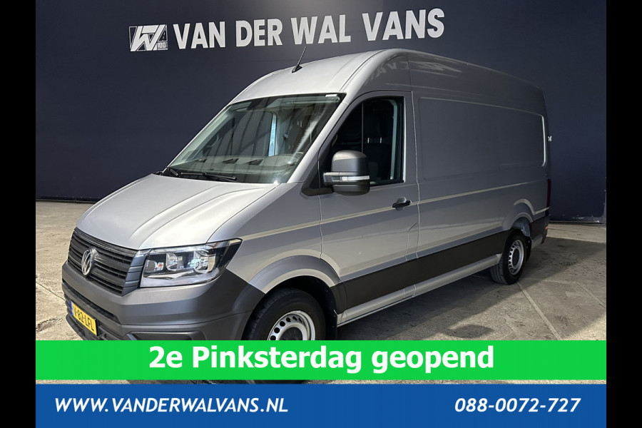 Volkswagen Crafter 2.0 TDI 140 pk L3H3 L2H2 Euro6 Airco | Camera | Cruisecontrol | Apple Carplay Android Auto, Chauffeursstoel, Parkeersensoren, Bijrijdersbank, 3000kg Trekvermogen, zilver